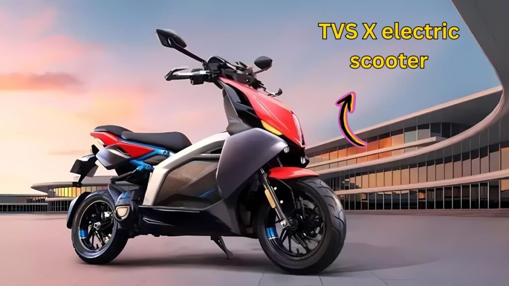 TVS X electric scooter